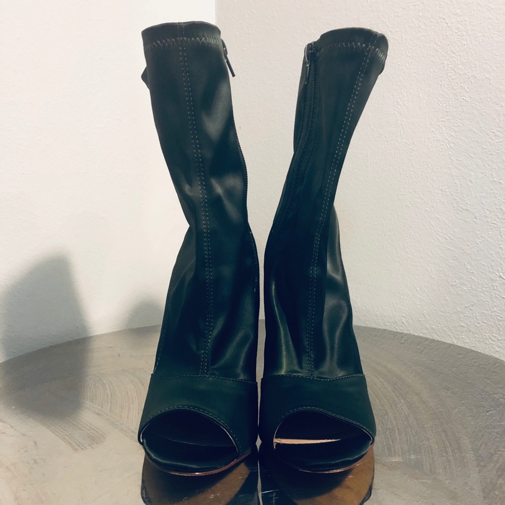 Olivia Ferguson Open Toe Booties